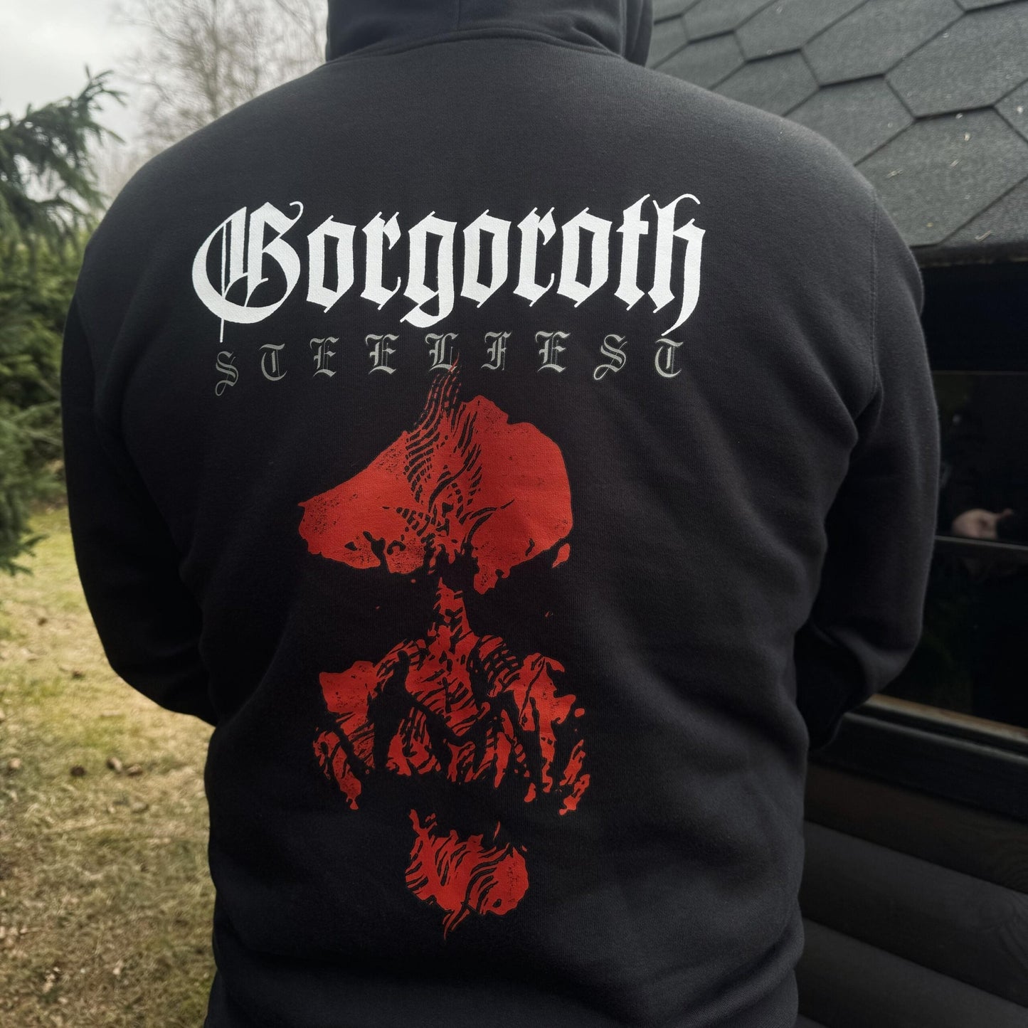 GORGOROTH "STEELFEST" ZIPPED HOODIE