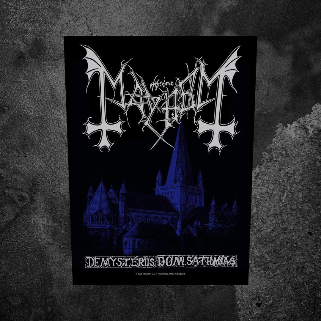MAYHEM "DE MYSTERIIS DOM SATHANAS" BACK PATCH