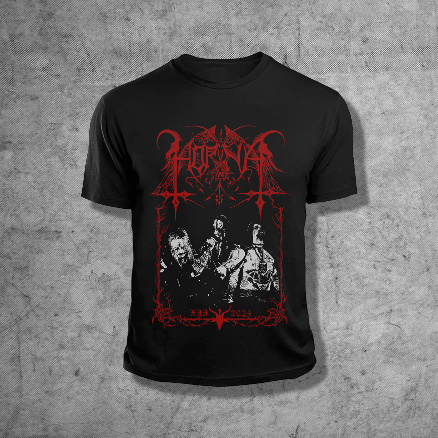 HORNA "30-YEARS NAZQUL, CORVUS, SPELLGOTH" T-SHIRT