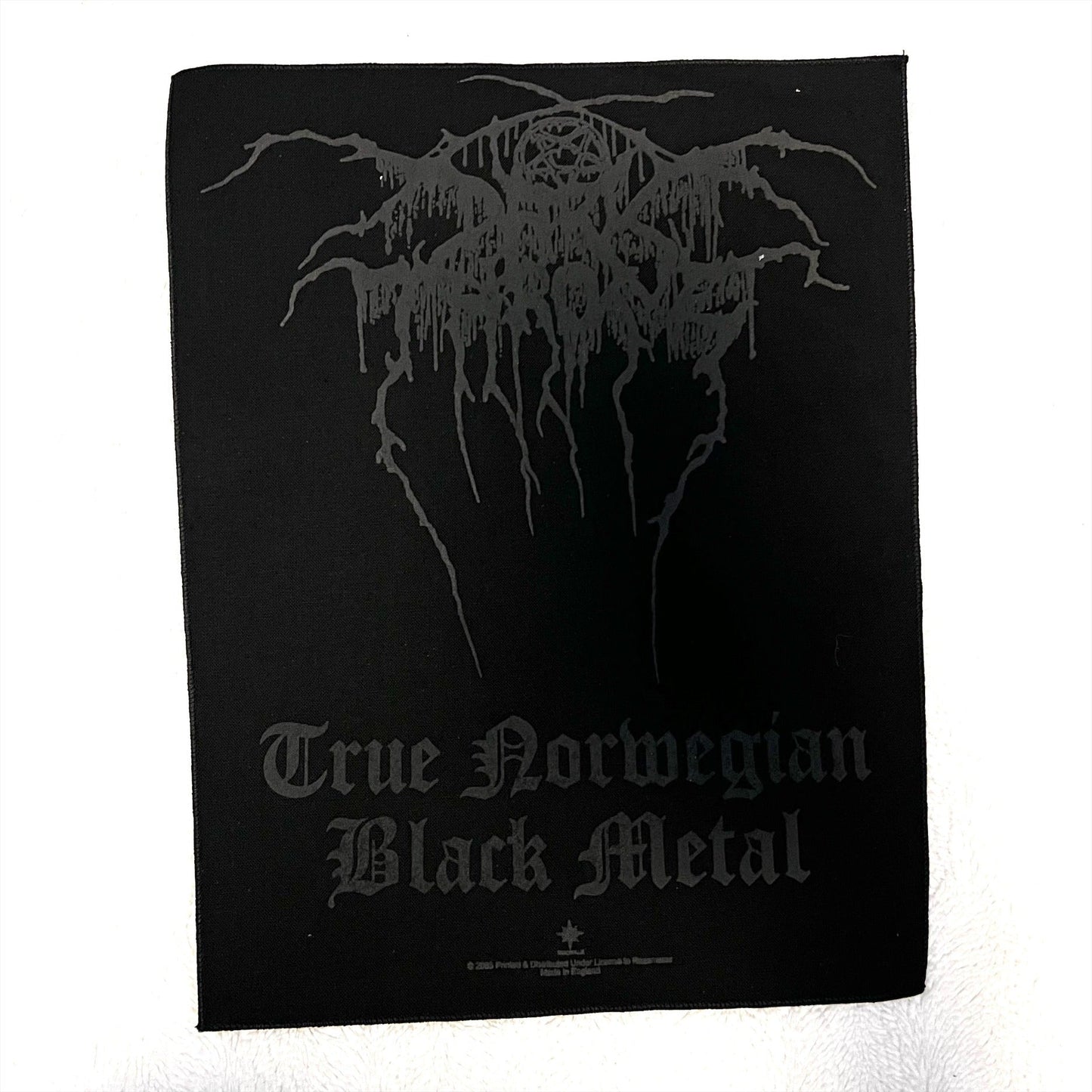 DARK THRONE "TRUE NORWEGIAN BLACK METAL" BACK PATCH