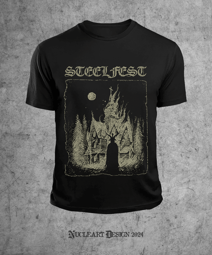 STEELFEST "GLORIOUS NIGHT" BLACK T-SHIRT