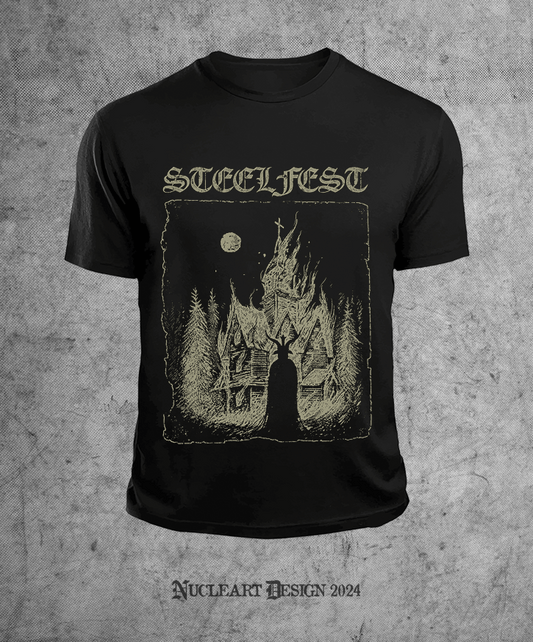 STEELFEST "GLORIOUS NIGHT" BLACK T-SHIRT