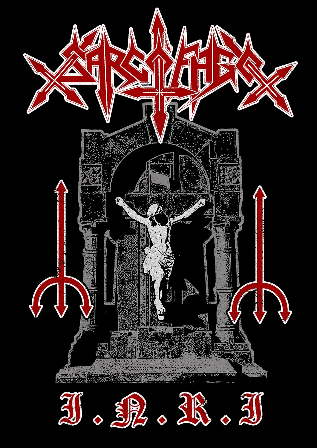 SARCOFAGO "I.N.R.I" T-SHIRT