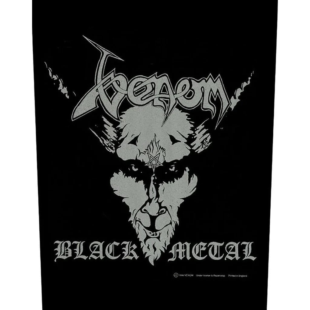 VENOM "BLACK METAL" BACKPATCH