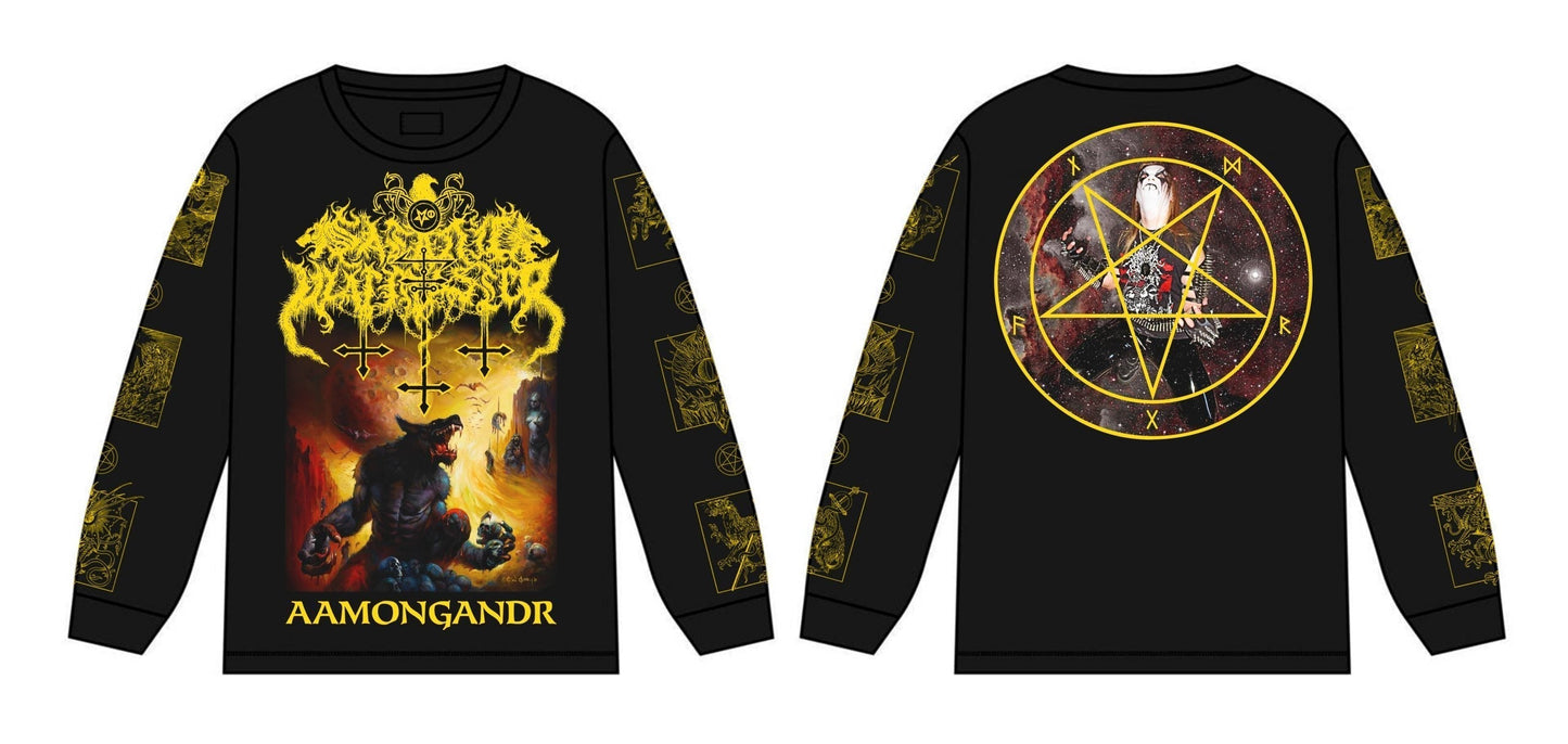 SATANIC WARMASTER "AAMONGANDR" LONGSLEEVE