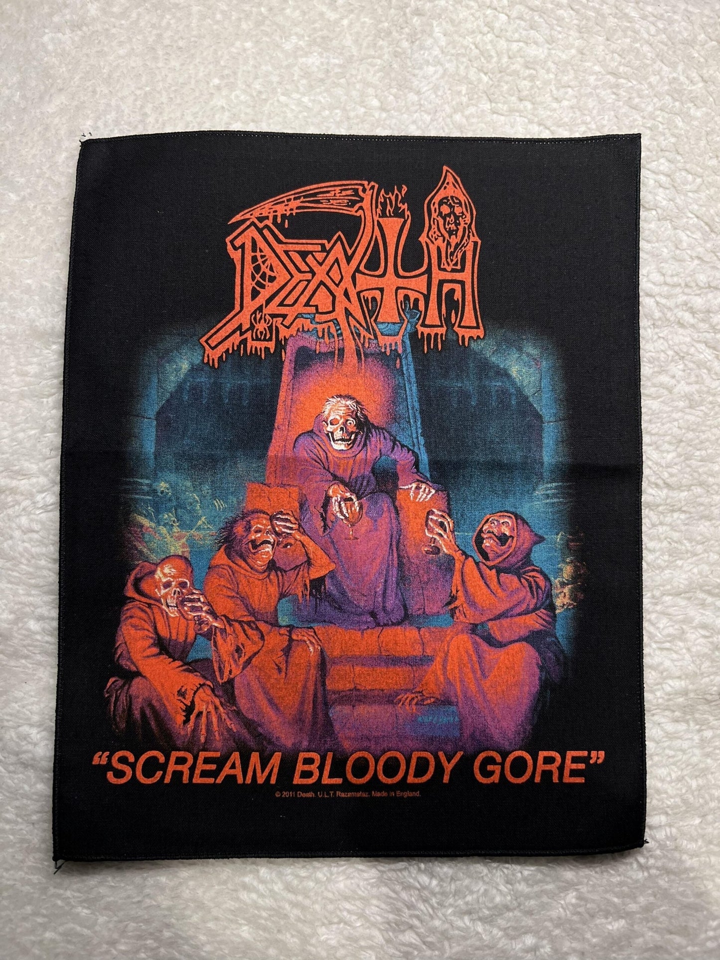 DEATH "SCREAM BLOODY GORE" BACK PATCH