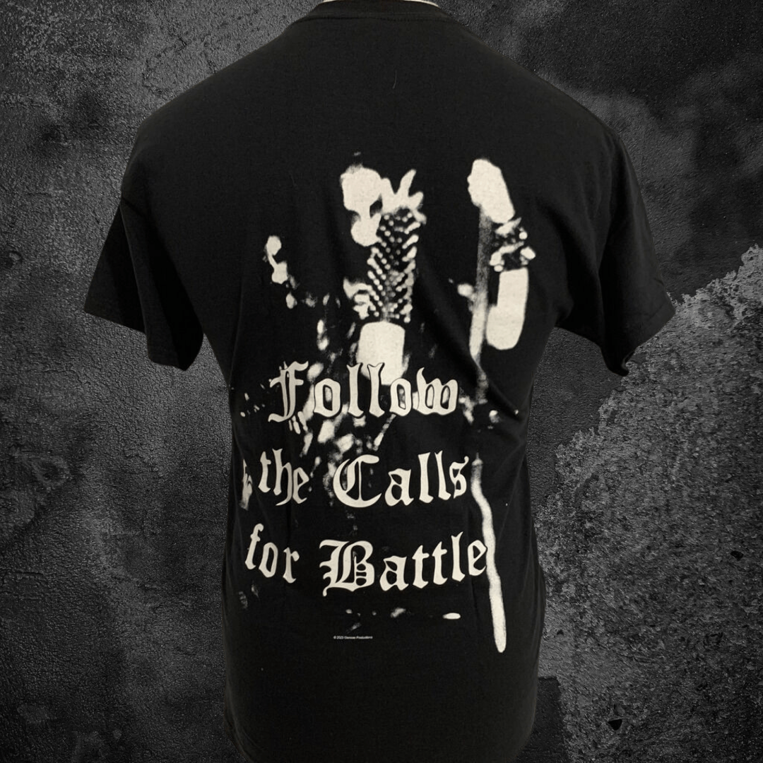 DARKENED NOCTURN SLAUGHTERCULT "FOLLOW THE CALLS FOR BATTLE" T-SHIRT