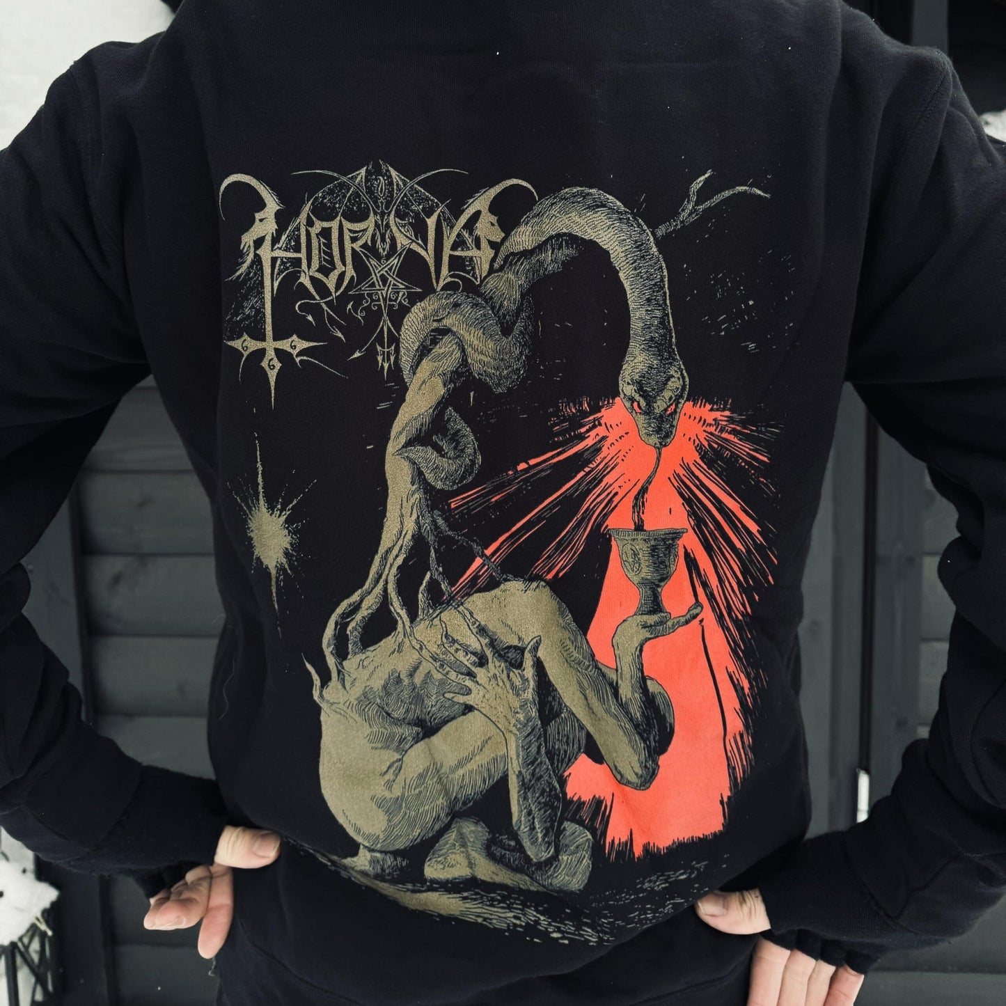 HORNA ZIPPED HOODIE