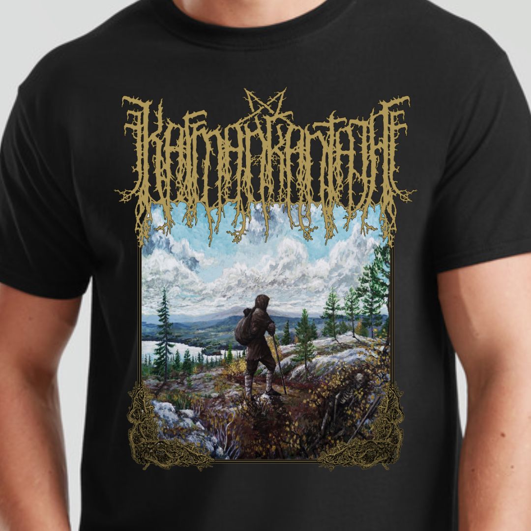 KALMANKANTAJA "WAELTAJA" BLACK T-SHIRT