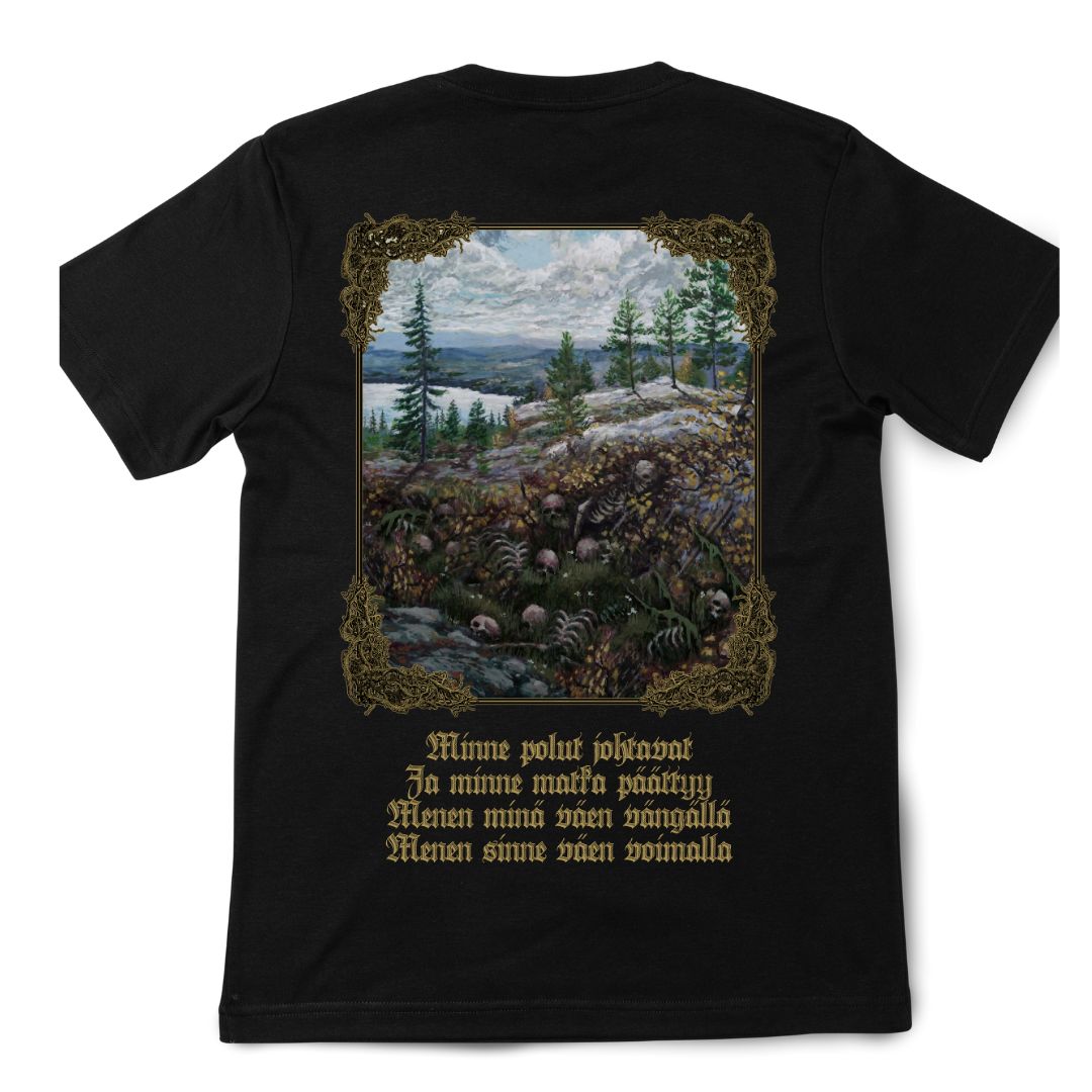 KALMANKANTAJA "WAELTAJA" BLACK T-SHIRT