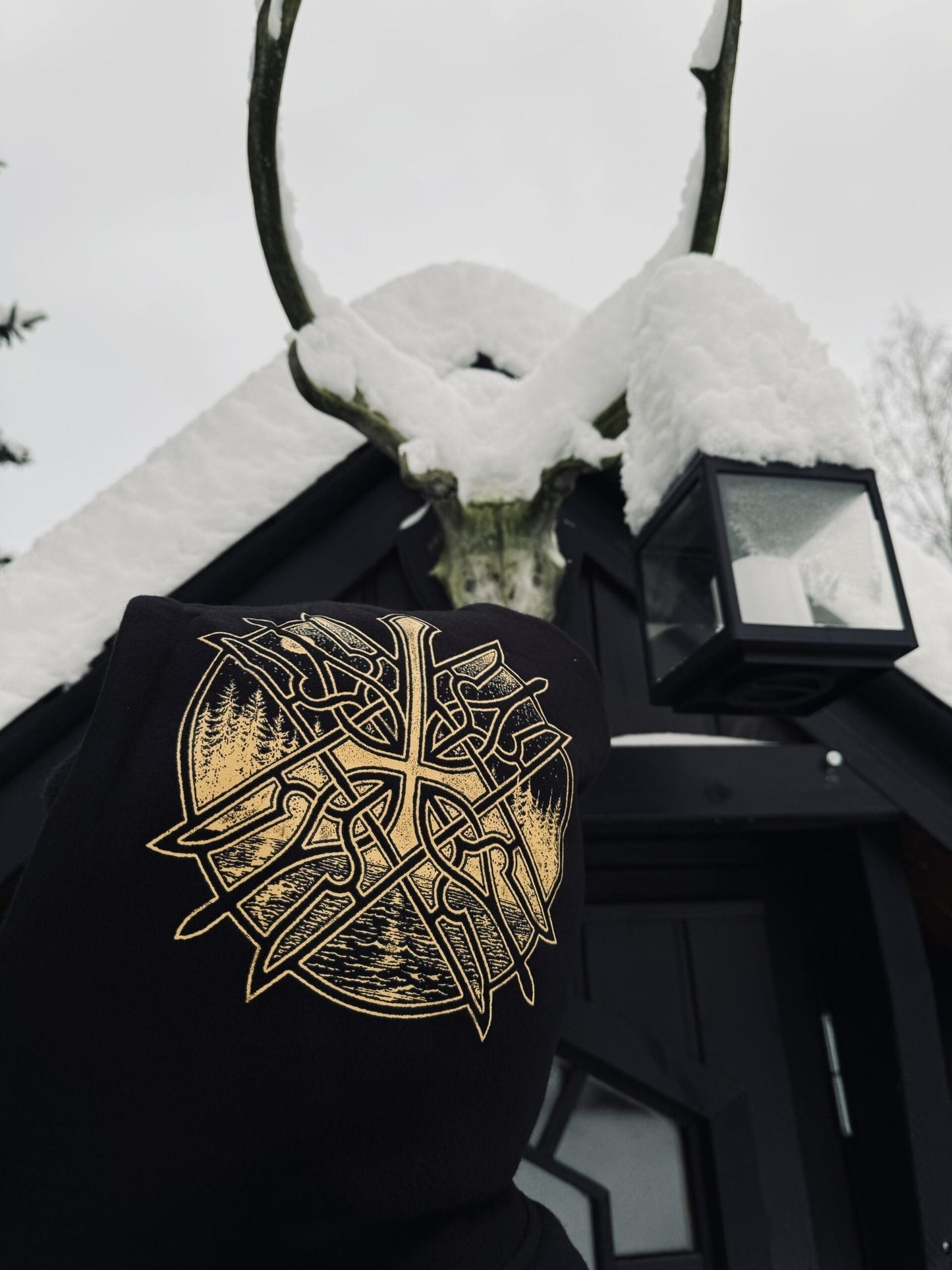 NOKTURNAL MORTUM "POWER AND AUTHORITY" ZIPPED HOODIE