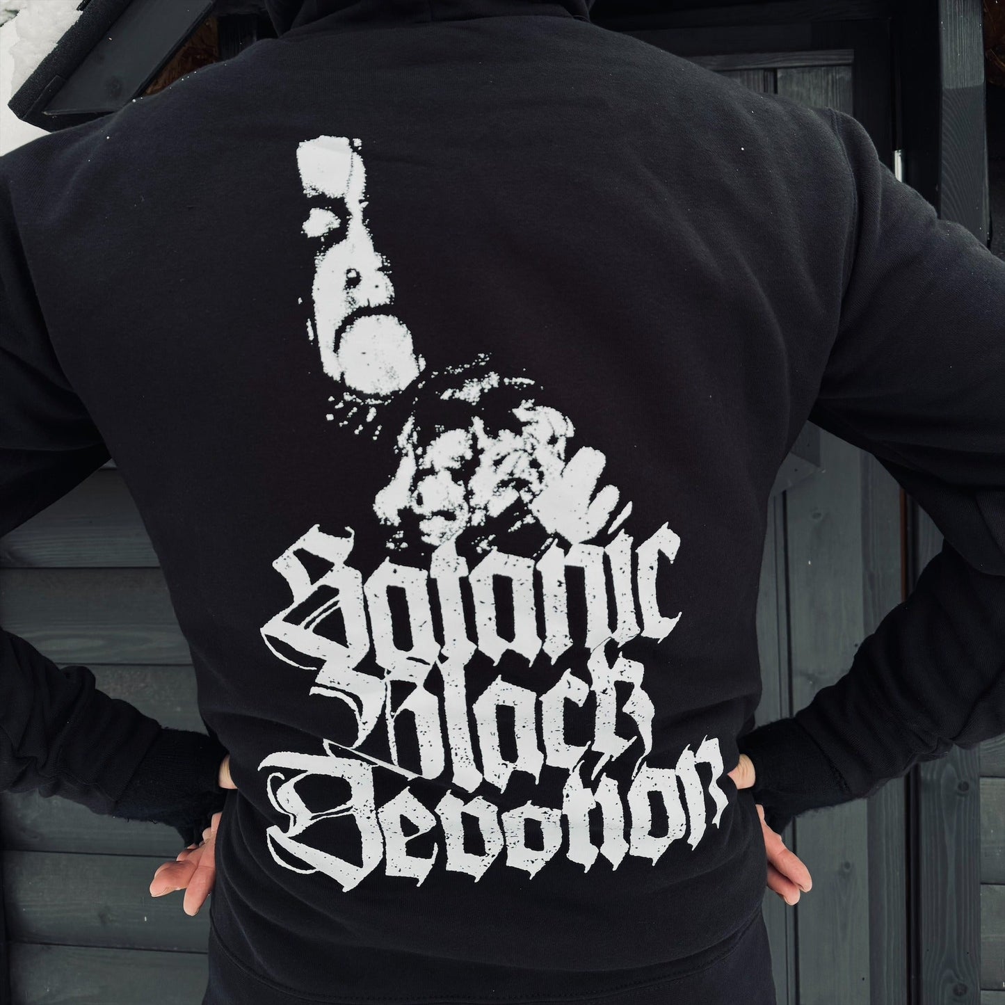 SARGEIST "SATANIC BLACK DEVOTION" ZIPPED HOODIE
