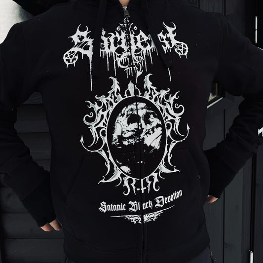 SARGEIST "SATANIC BLACK DEVOTION" ZIPPED HOODIE