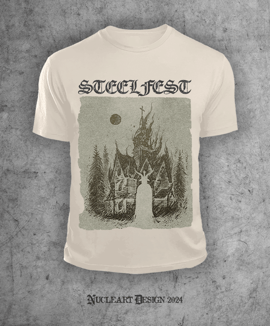 STEELFEST "GLORIOUS NIGHT" SAND T-SHIRT