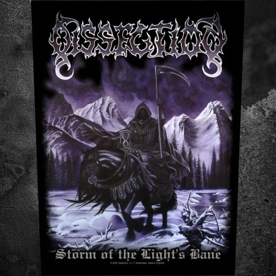 DISSECTION, STORM OF THE LIGHT`S BANE, BACK PATCH