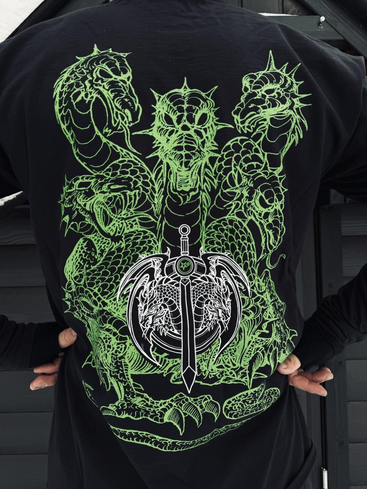 SATANIC WARMASTER GREEN LONGSLEEVE