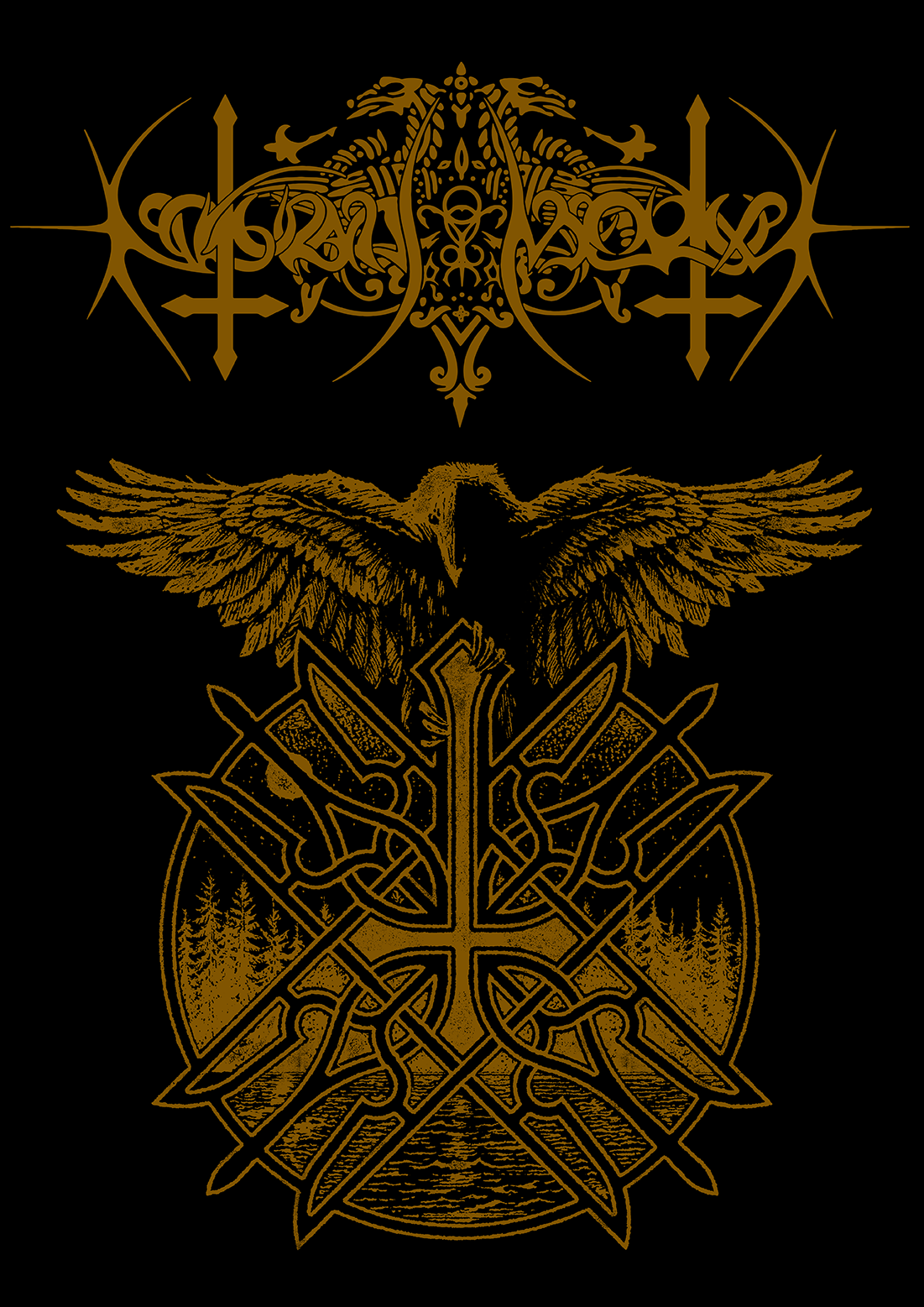 NOKTURNAL MORTUM "POWER AND AUTHORITY" T-SHIRT