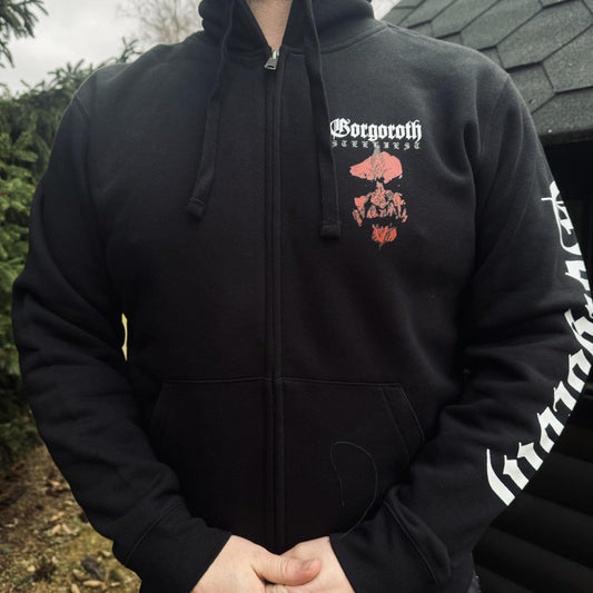 GORGOROTH "STEELFEST" ZIPPED HOODIE