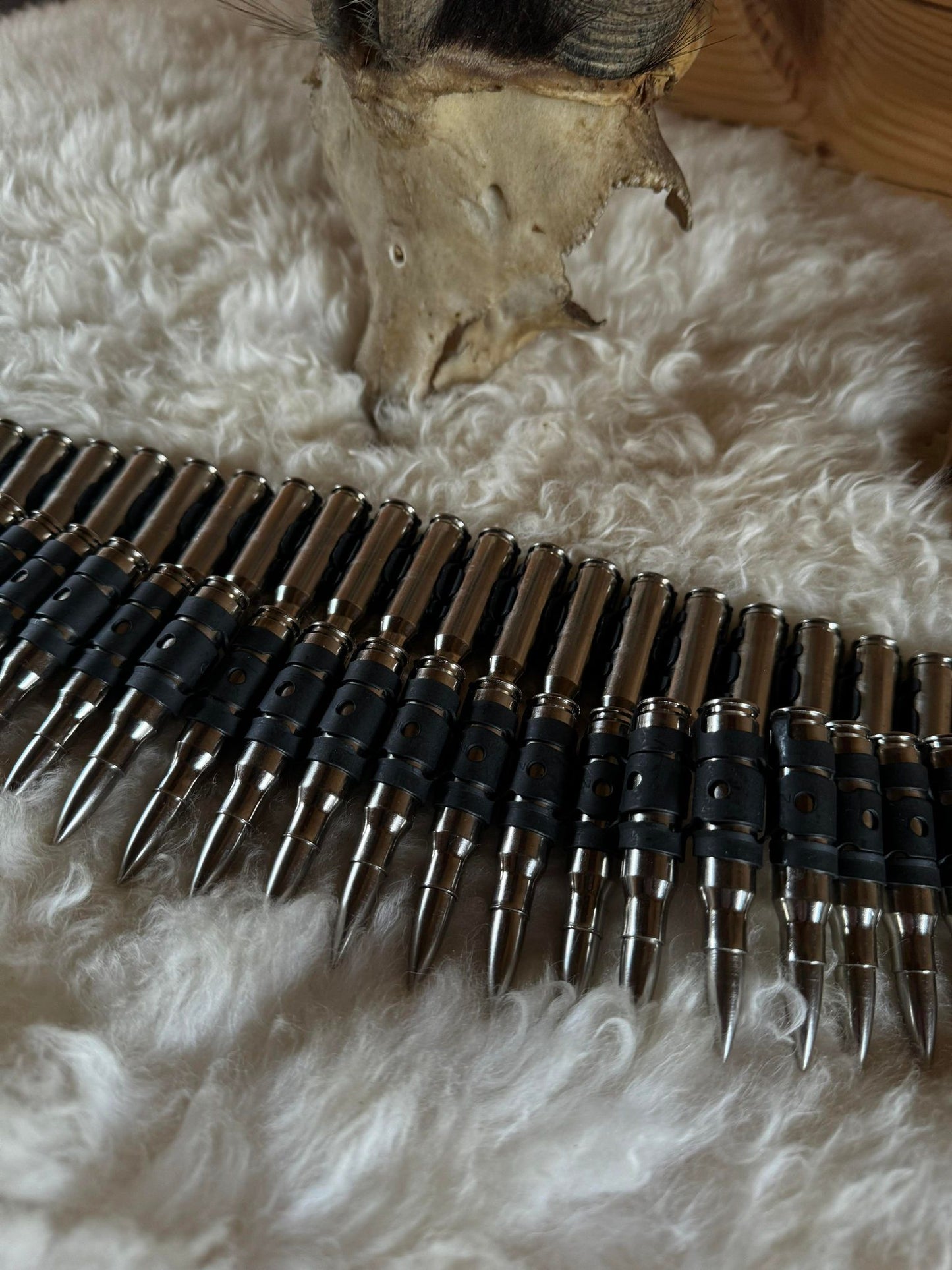 NICKLE BULLET BELT