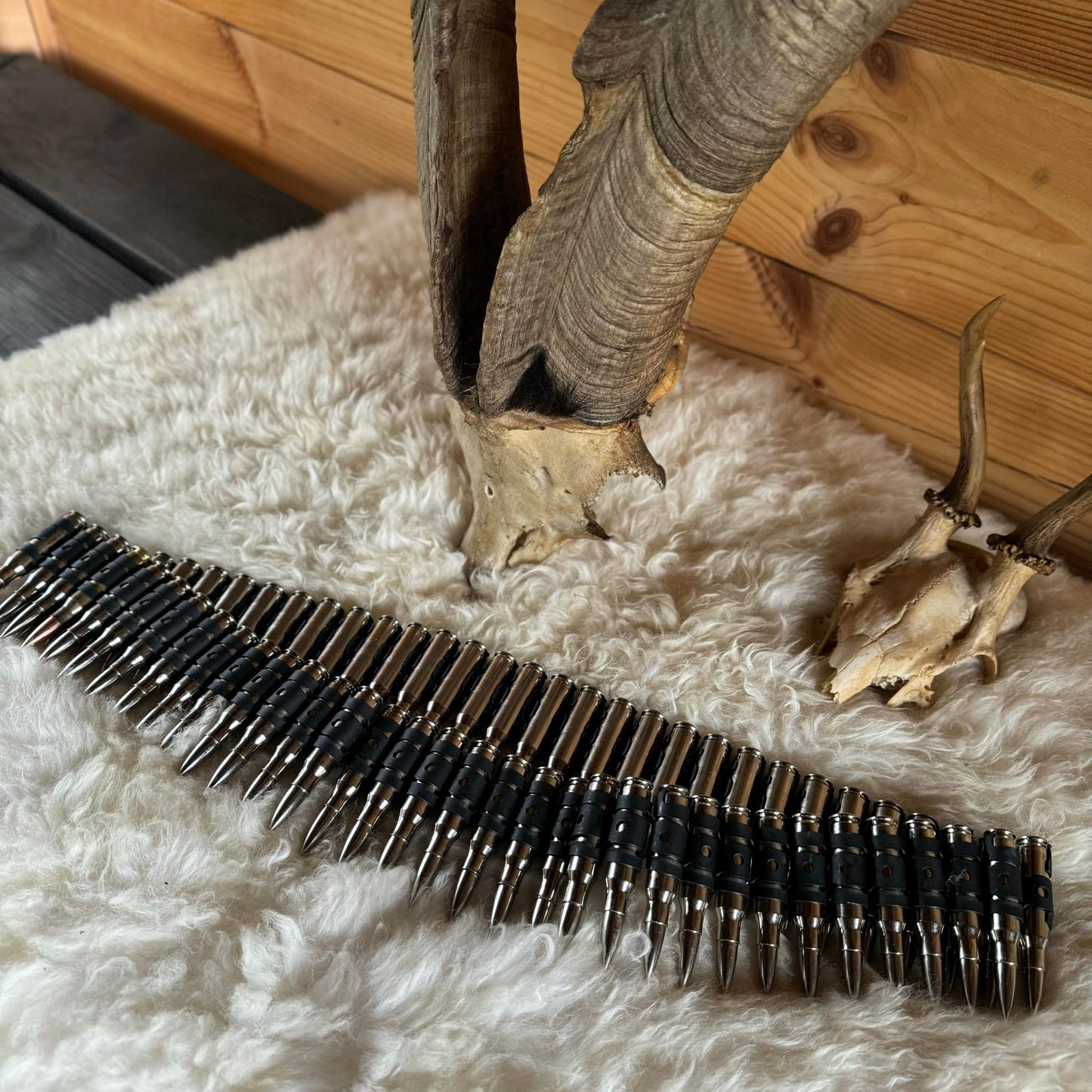 NICKLE BULLET BELT