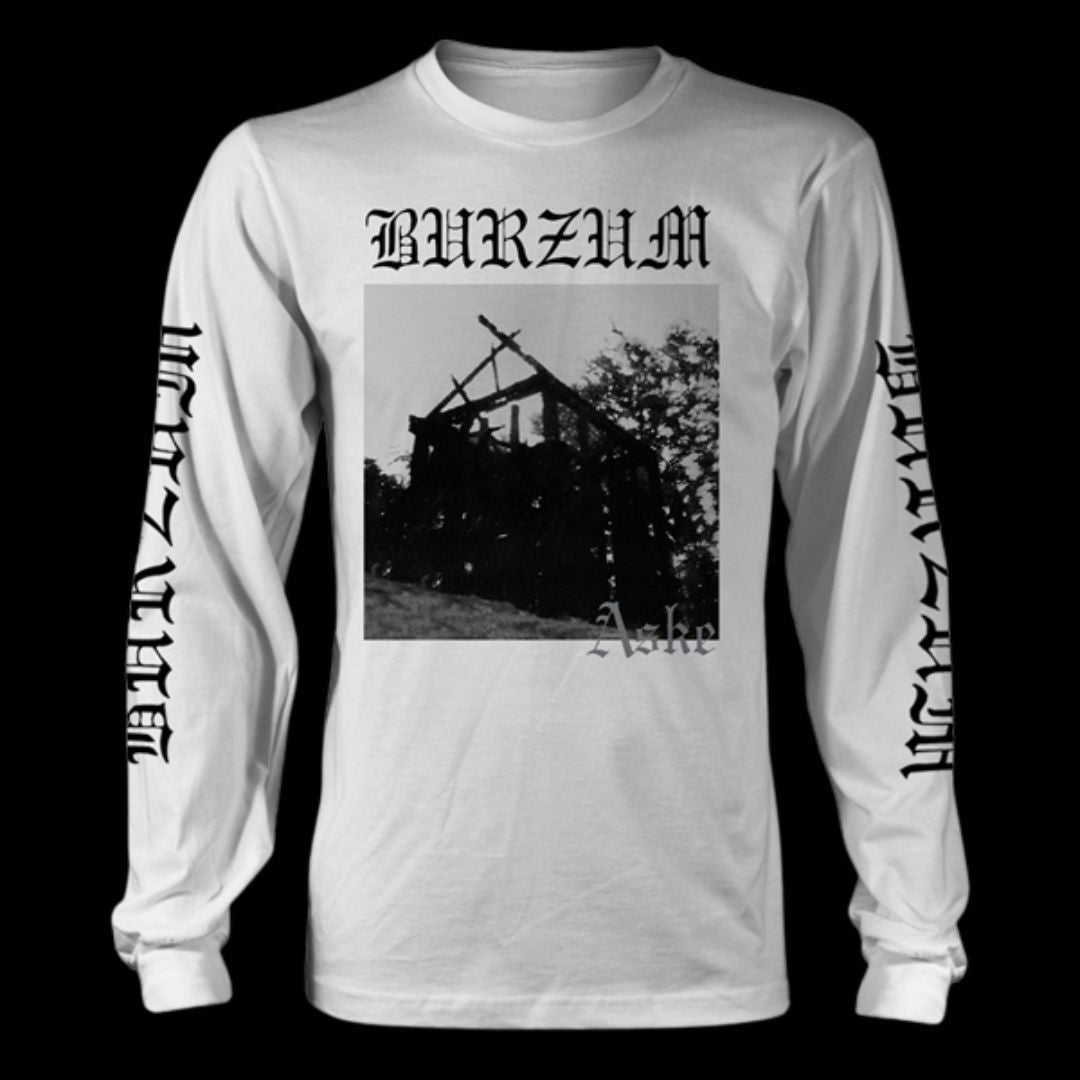 BURZUM "ASKE" LONGSLEEVE (WHITE)