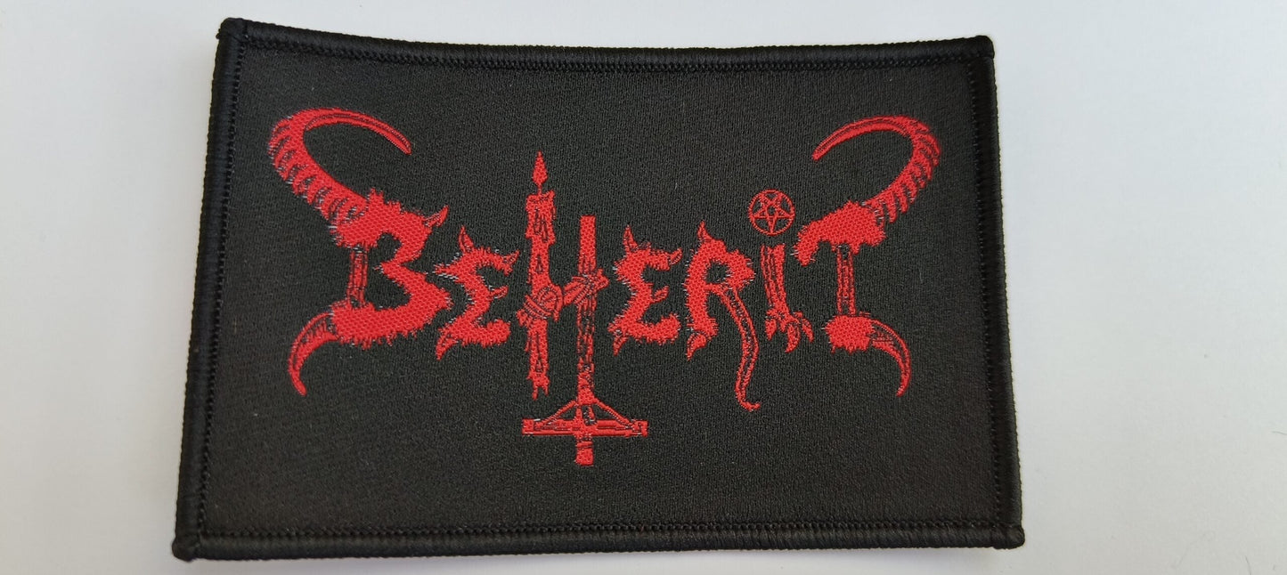 BEHERIT RED LOGO PATCH