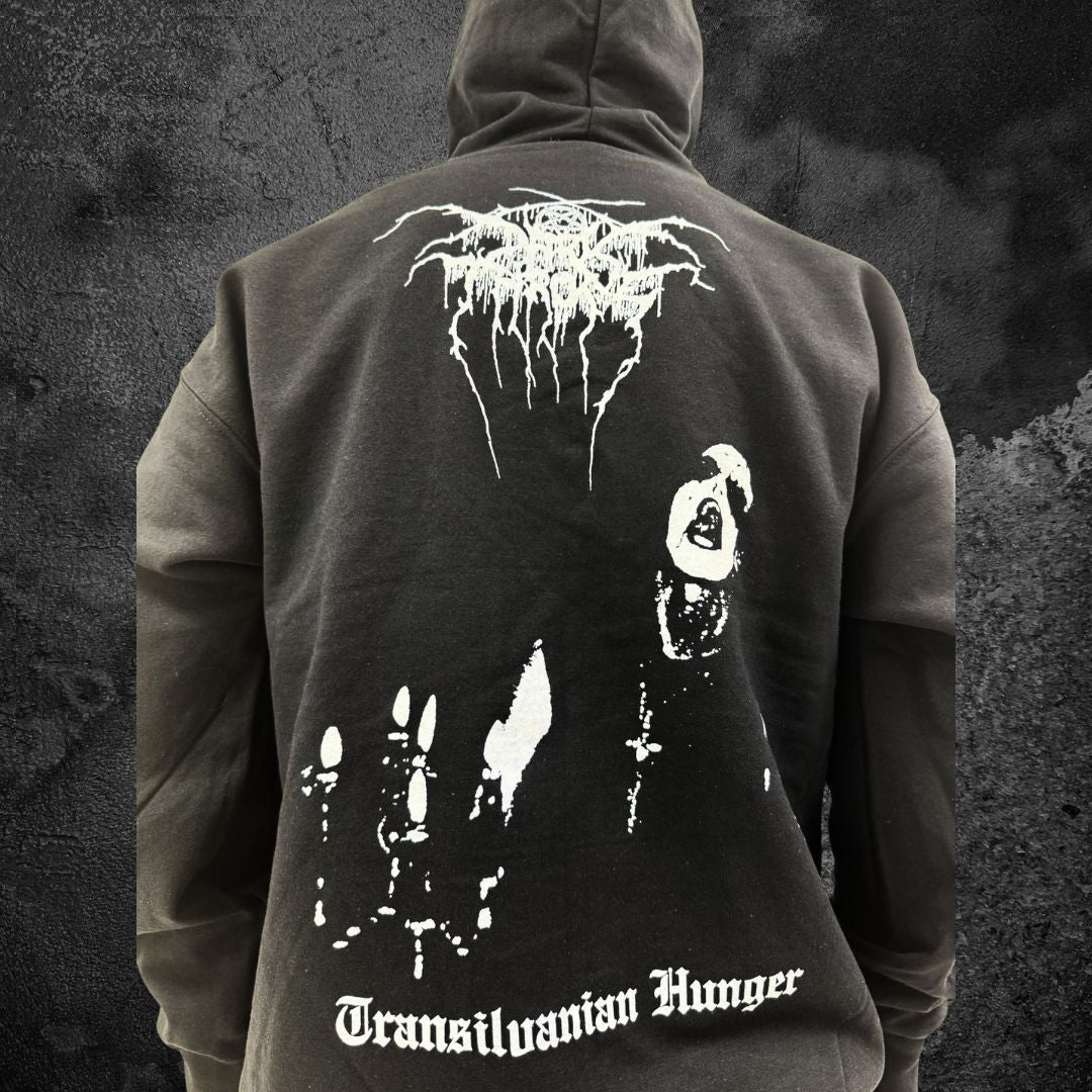 DARKTHRONE "TRANSILVANIAN HUNGER"ZIPPED HOODIE