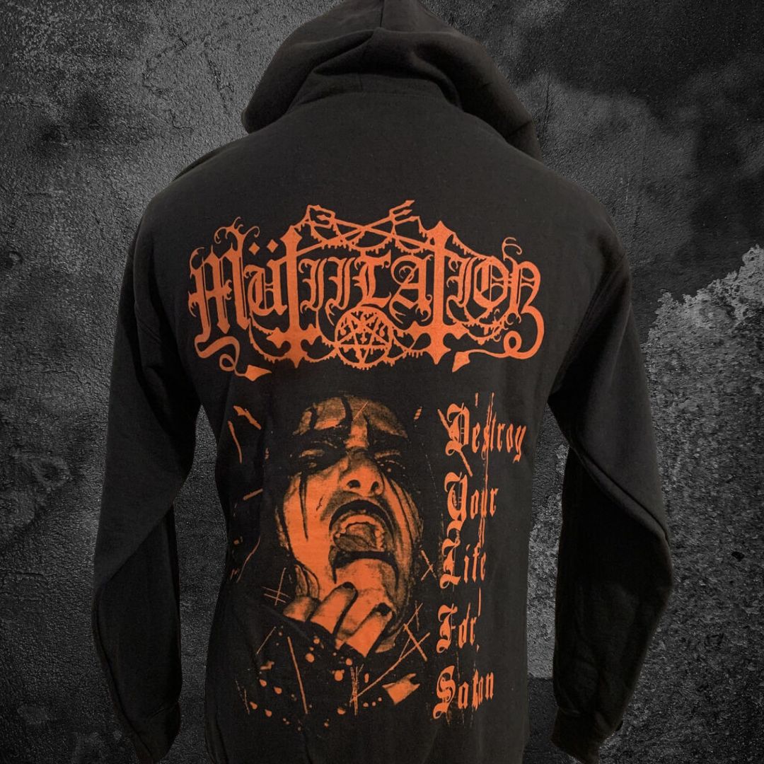 MUTIILATION "DESTROY YOUR LIFE FOR SATAN" HOODIE