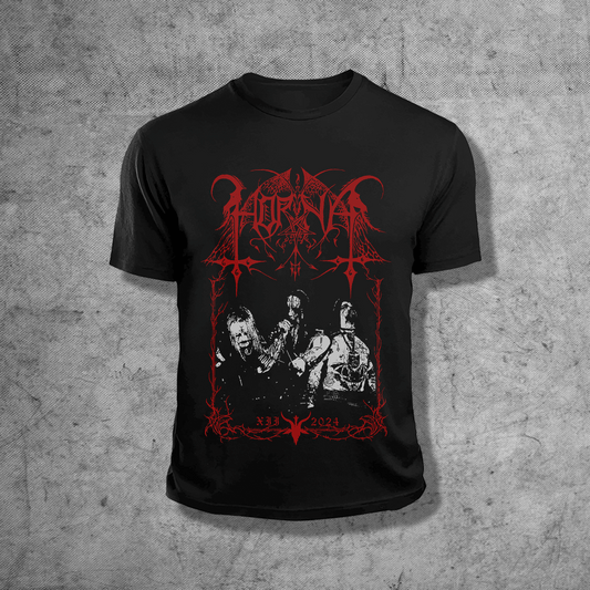 HORNA "30-YEARS NAZQUL, CORVUS, SPELLGOTH" T-SHIRT