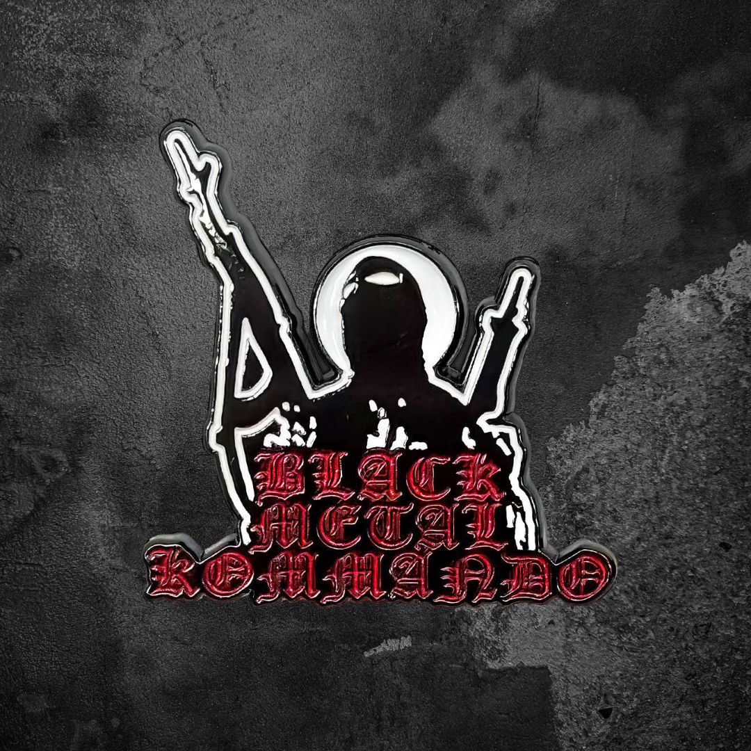 SATANIC WARMASTER "BLACK METAL KOMMANDO" METAL PIN