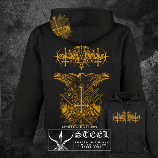 NOKTURNAL MORTUM "POWER AND AUTHORITY" ZIPPED HOODIE