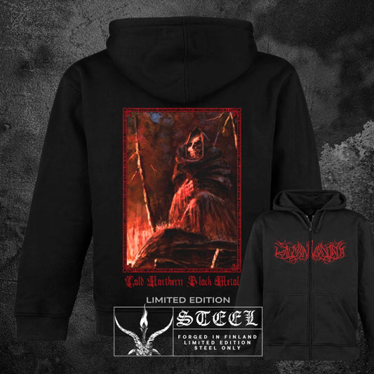 KALMANKANTAJA "COLD NORTHERN BLACK METAL" ZIPPED HOODIE