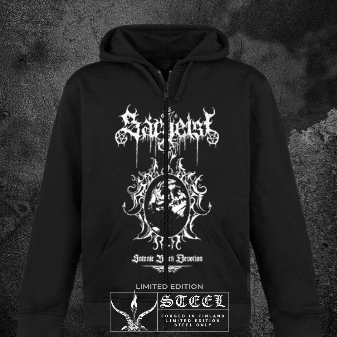 SARGEIST "SATANIC BLACK DEVOTION" ZIPPED HOODIE