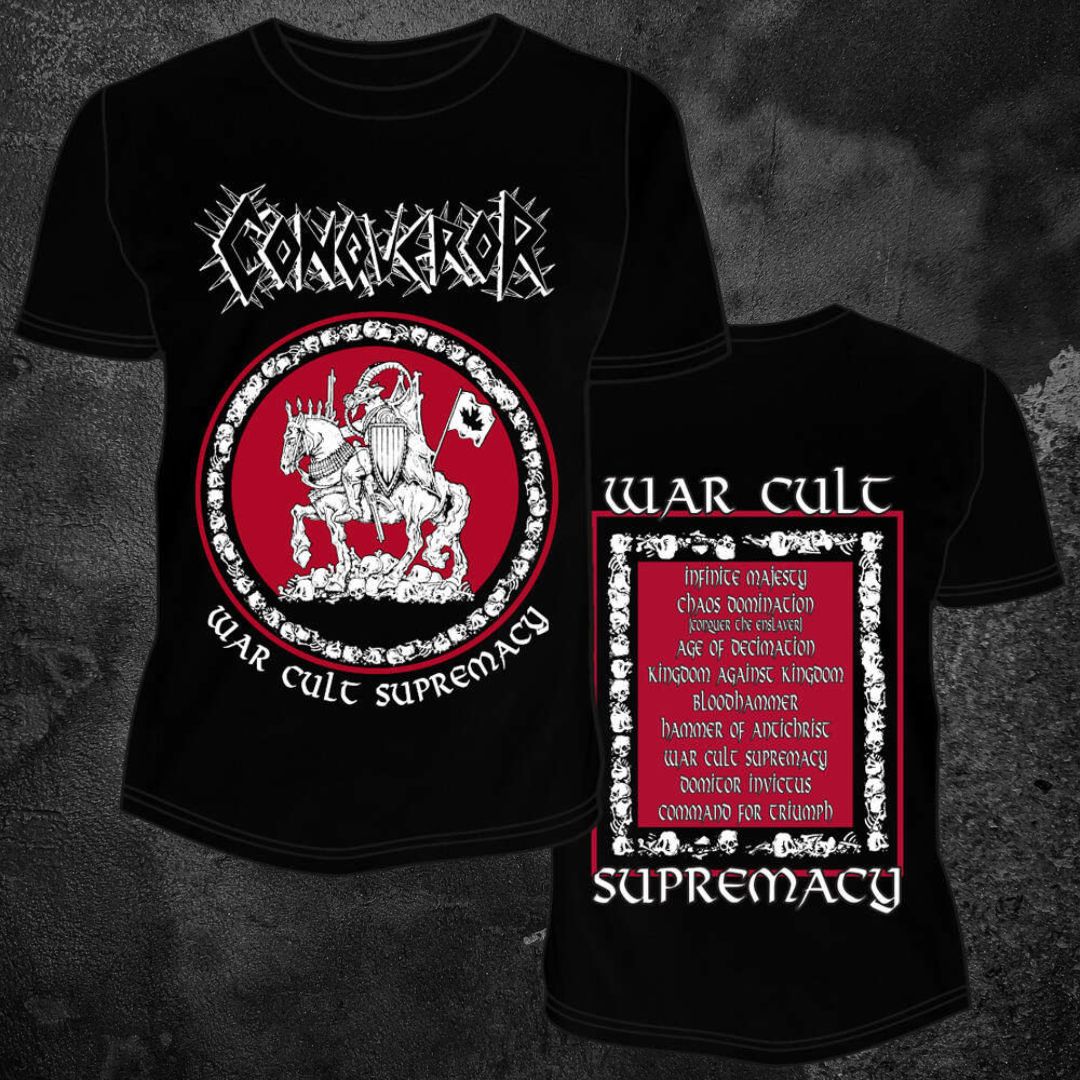 CONQUEROR "WAR CULT SUPREMACY" T-SHIRT