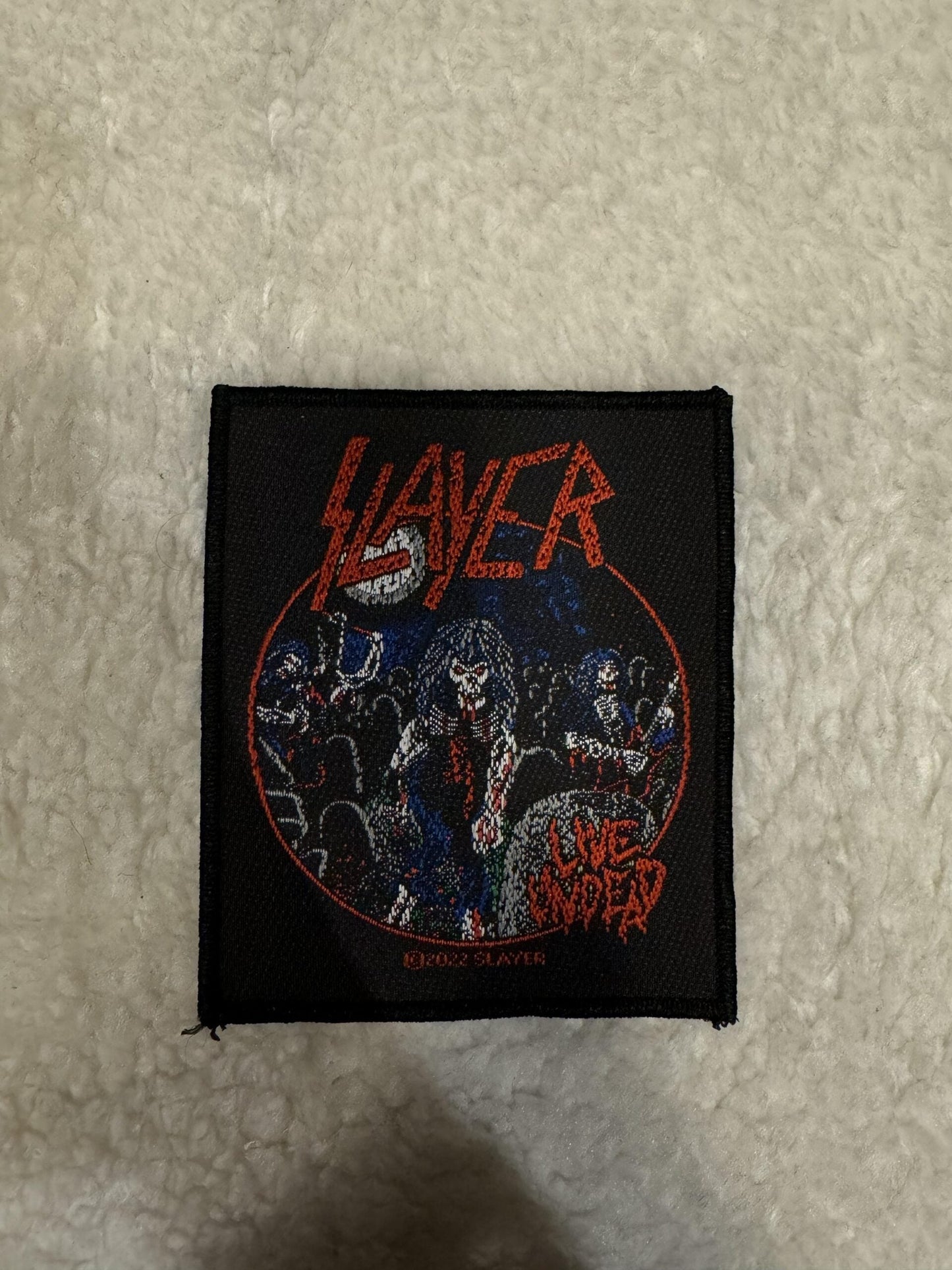 SLAYER "LIVE UNDEAD" PATCH