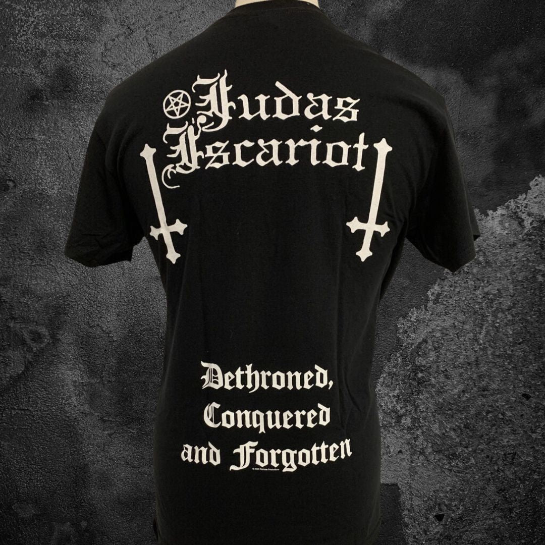 JUDAS ISCARIOT "DEATHRONED, CONQUERED AND FORGOTTEN" T-SHIRT