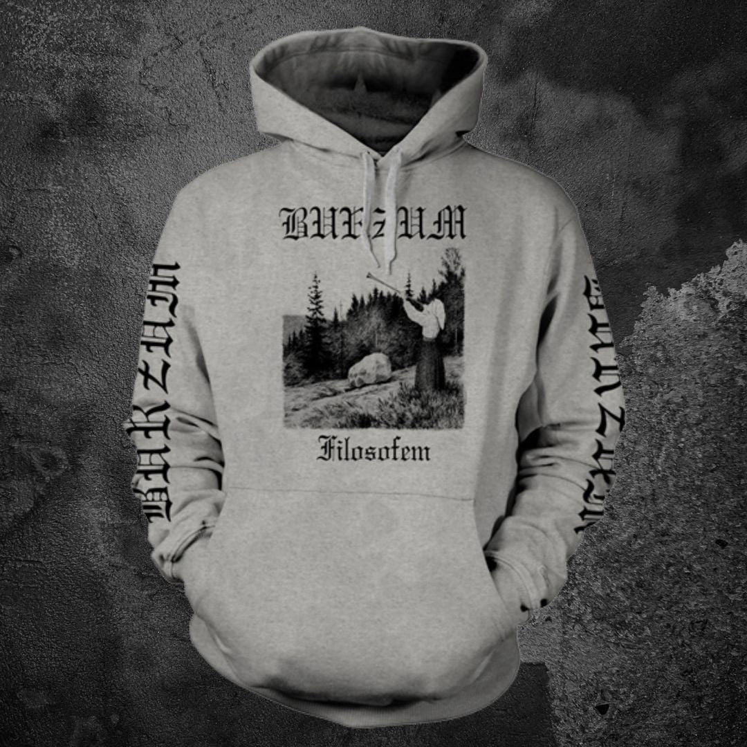 BURZUM "FILOSOFEM" GREY HOODIE