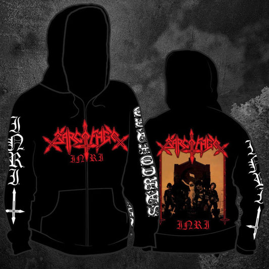 SARCOFAGO "I.N.R.I COVER" HOODIE