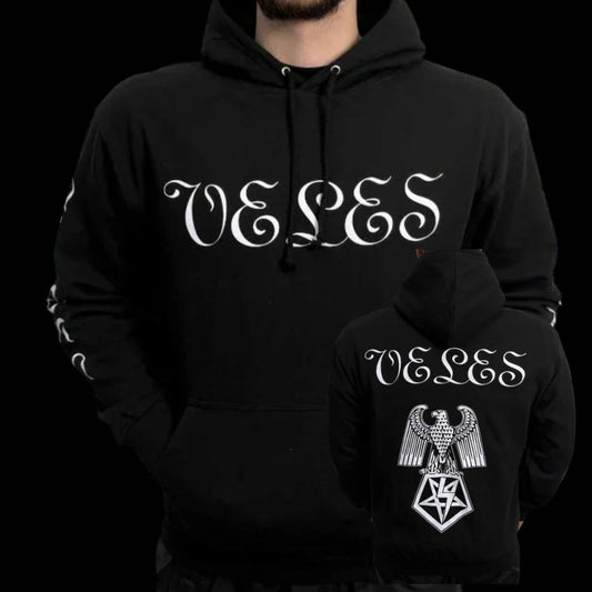 VELES "BLACK HATEFUL METAL" HOODIE