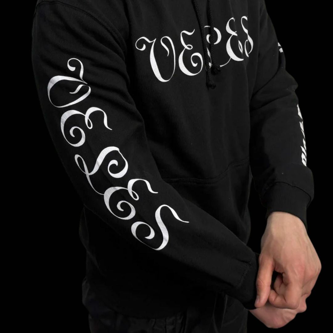 VELES "BLACK HATEFUL METAL" HOODIE