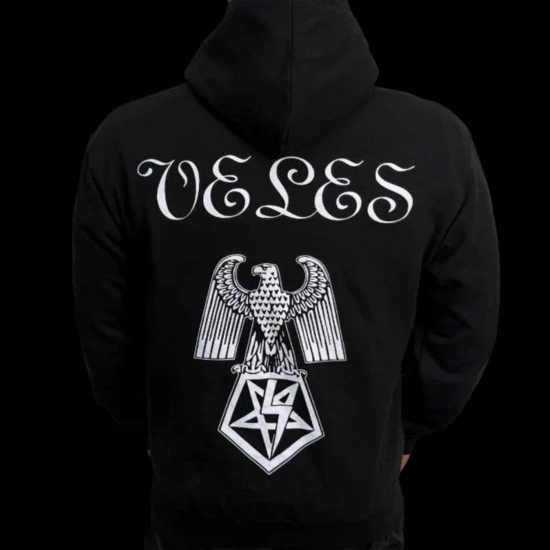 VELES "BLACK HATEFUL METAL" HOODIE