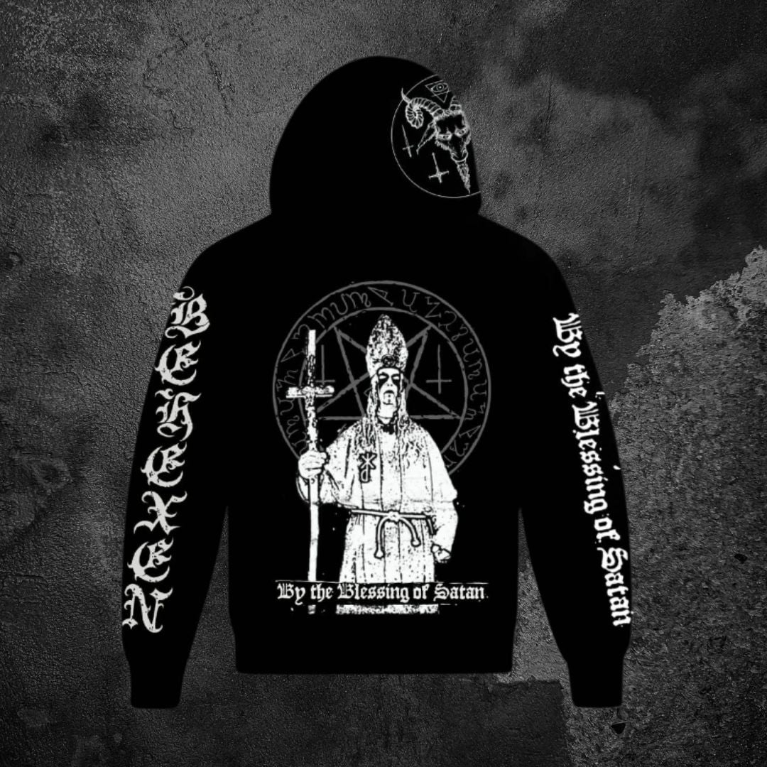 BEHEXEN "BY THE BLESSING OF SATAN" HOODIE