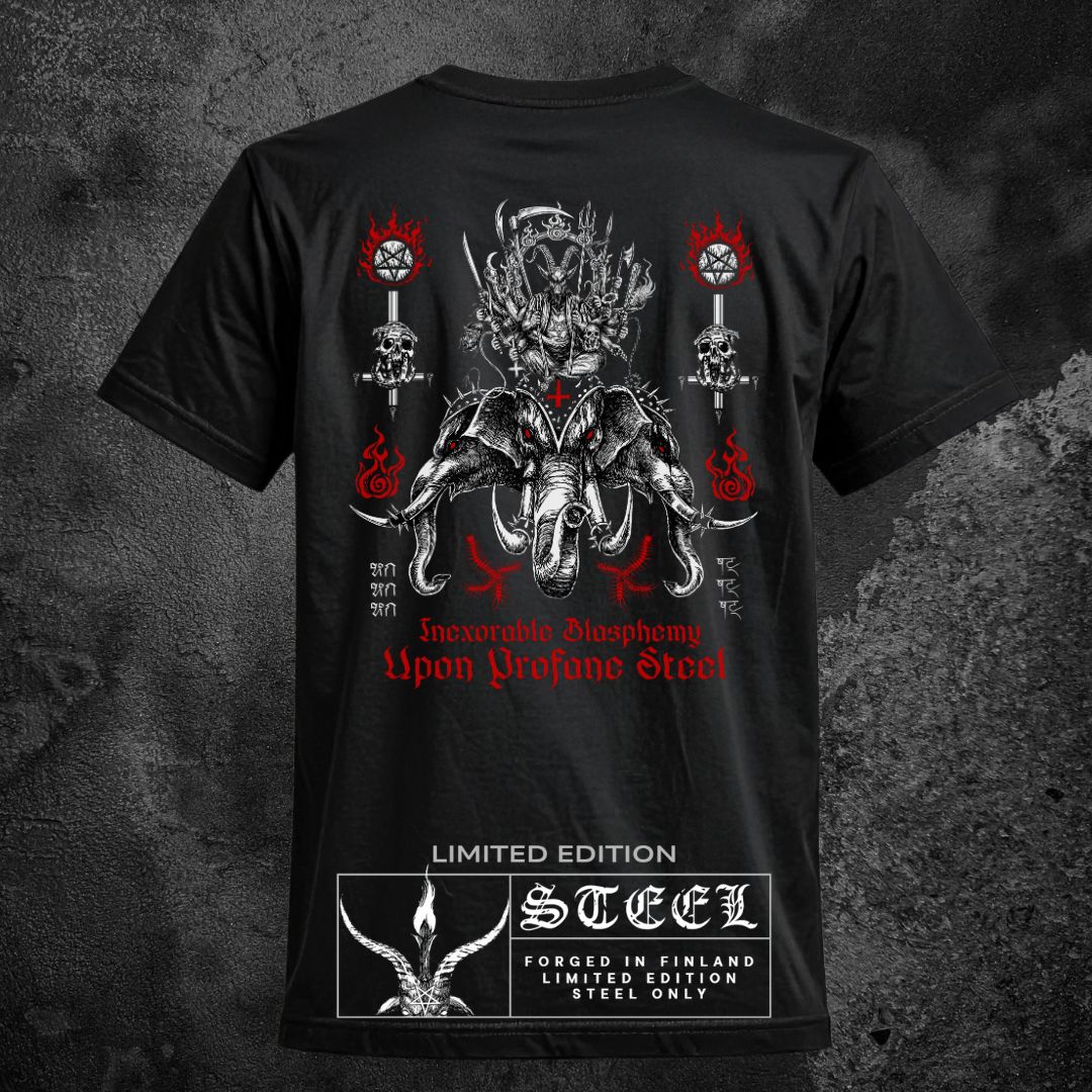 SURRENDER OF DIVINITY "UPON PROFANE STEEL" T-SHIRT