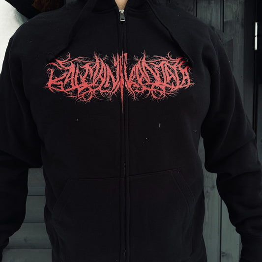 KALMANKANTAJA "COLD NORTHERN BLACK METAL" ZIPPED HOODIE