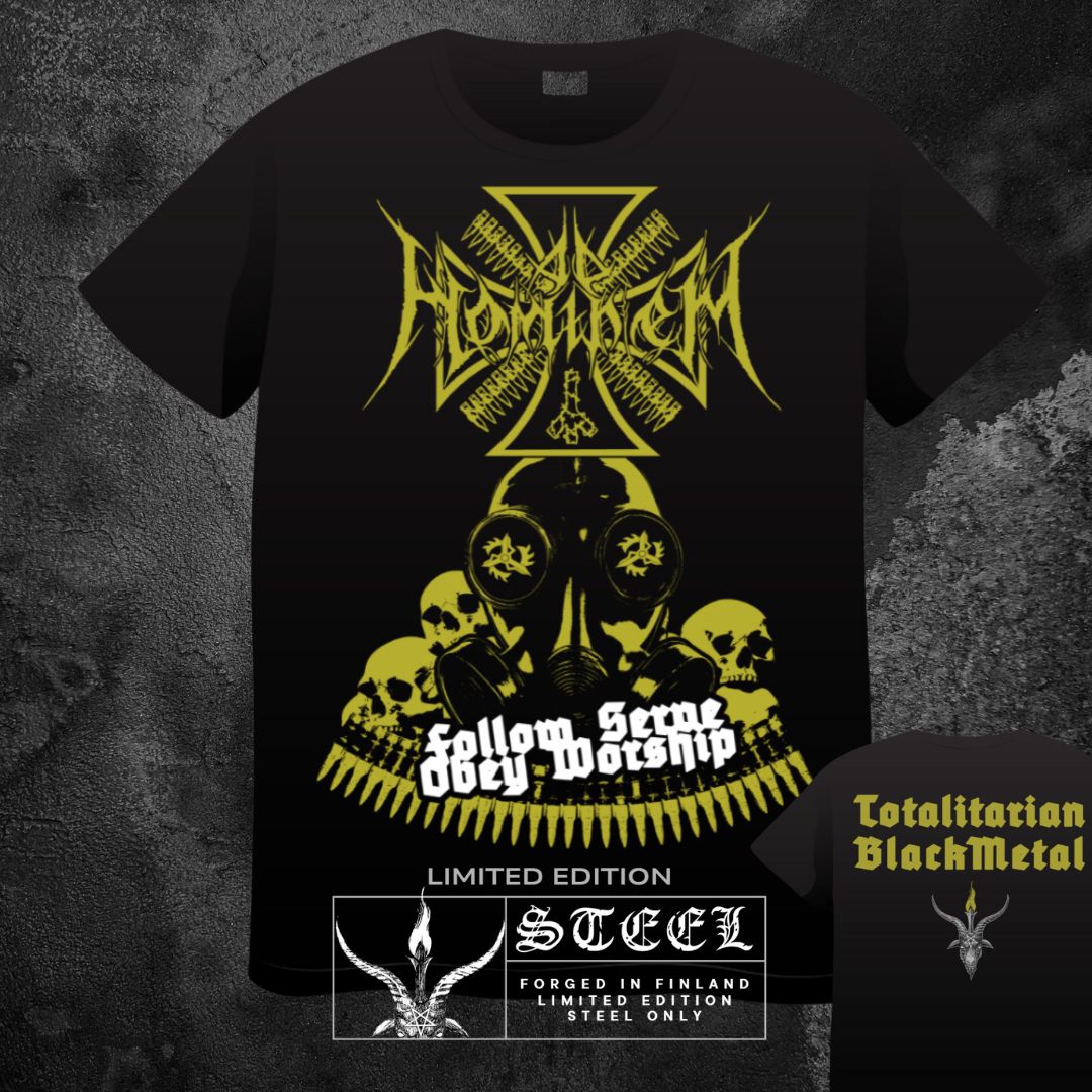 AD HOMINEM "TOTALITARIAN BLACK METAL" T-SHIRT