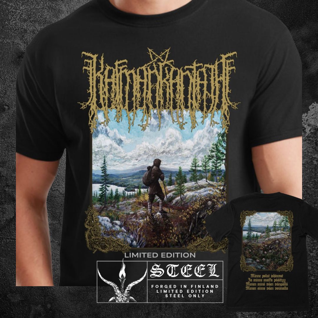 KALMANKANTAJA "WAELTAJA" BLACK T-SHIRT