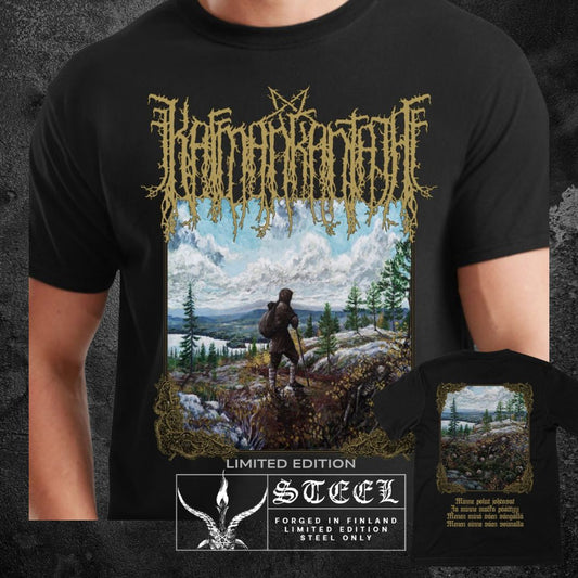 KALMANKANTAJA "WAELTAJA" BLACK T-SHIRT