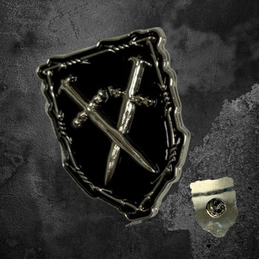 REVENGE "VICTORY.INTOLERANCE.MASTERY" METAL PIN