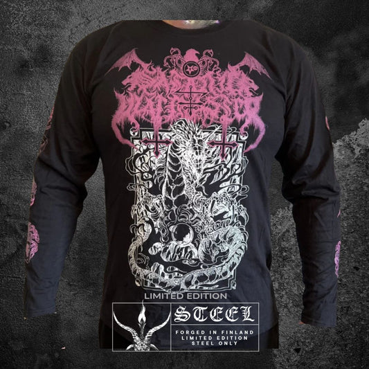 SATANIC WARMASTER PINK LONGSLEEVE