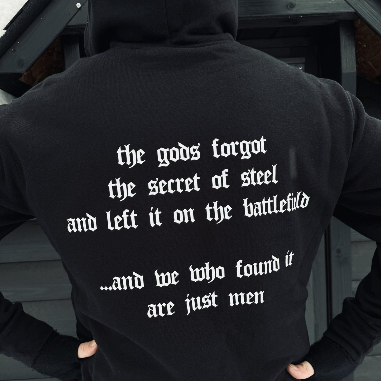 SATANIC WARMASTER THE SECRET OF STEEL ZIPPED HOODIE